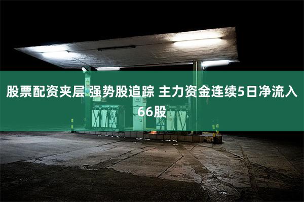 股票配资夹层 强势股追踪 主力资金连续5日净流入66股