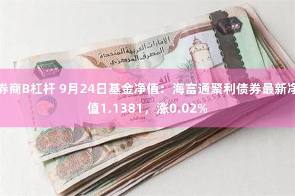 券商B杠杆 9月24日基金净值：海富通聚利债券最新净值1.1381，涨0.02%