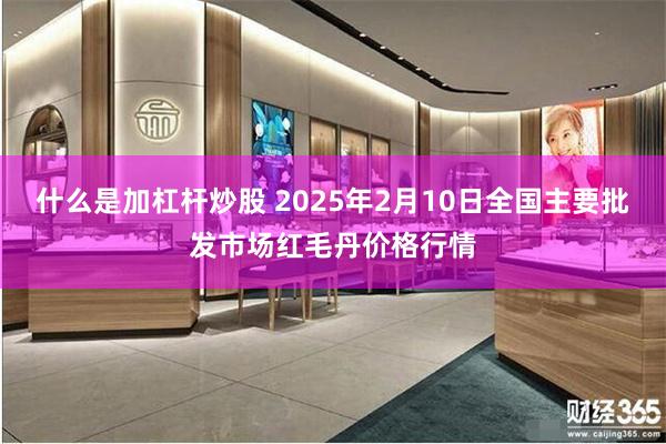 什么是加杠杆炒股 2025年2月10日全国主要批发市场红毛丹价格行情