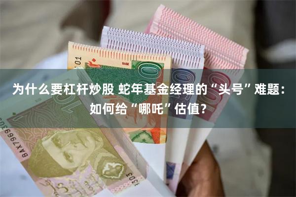 为什么要杠杆炒股 蛇年基金经理的“头号”难题：如何给“哪吒”估值？